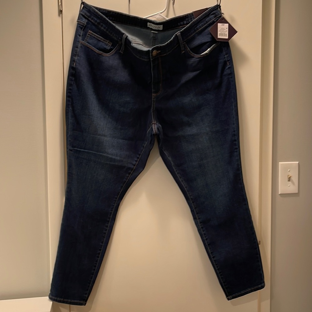 NWT Ava & Viv dark wash jeans size 24w